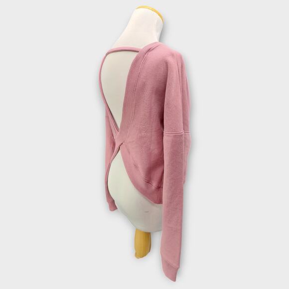 Womens AERO Mauve Pullover Open Back Sweater Size XS - Picture 5 of 6